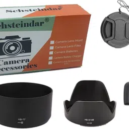 Schsteindar 5pcs Combo KIT for Nikon D3500 D3400 D3200 D3300 D5300 D5500 D5600 Lens Hood-image-0