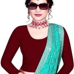 pasand Round Neck Women Blouse image 2