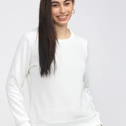 Women Full Sleeve Solid Sweatshirt-image-28