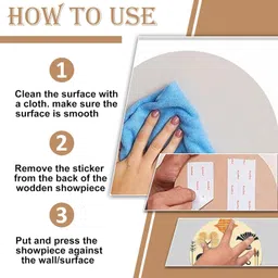 brothers creation Designer MDF Wooden Wall Hanging for Home Decoration Wall Decor Pack of 11-picture-37