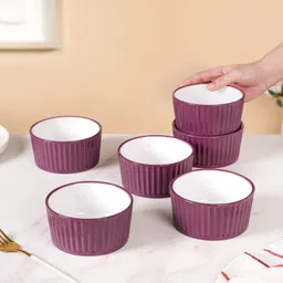 Ceramic Sauce Bowl Cresta Ceramic Snack Bowl Set-image-2