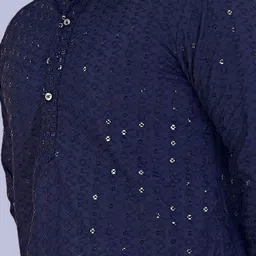 keton Men Solid Cotton Blend Straight Kurta-picture-11