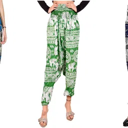 narnari Printed Rayon Women Harem Pants-picture-23