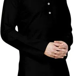 hasini fashion Men Solid Cotton Blend Straight Kurta-picture-18