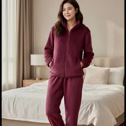skg urban fashion Solid Women Track Suit-picture-19