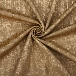 THE CONVERSION Brown Textured  Jacquard Room Darkening Window Curtain image 5