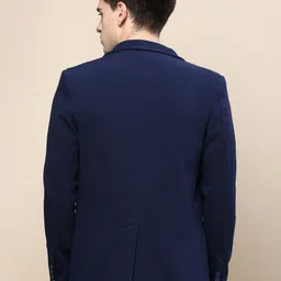 showoffff Men Solid Single Breasted Casual Blazer image 2