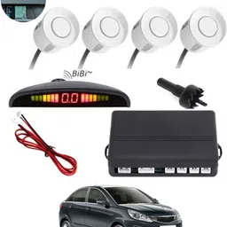 autofetch Universal 4 White Reverse Parking Sensor-AF25N153 Universal 4 White Reverse Parking Sensor-AF25N153 Parking Sensor-picture-21