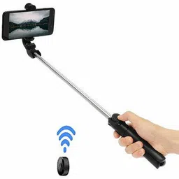 CHG BEST XT-02 Bluetooth Extendable Selfie Stick Lightweight All Smartphone Tripod, Tripod Kit, Tripod Ball Head-image-19