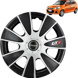 prigan Alto K10 GTX Black Silver 13 INCH Wheel Cover For Maruti Alto K10-picture-14