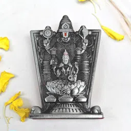 shinde exports balaji lakshmi small metal idol statue for car home office Decorative Showpiece - 4.5 cm image 5