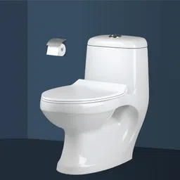 belluxury S-trap 1101-Latina CERAMIC FLOOR MOUNT ONE PIECE WESTERN TOILET Western Commode-picture-14