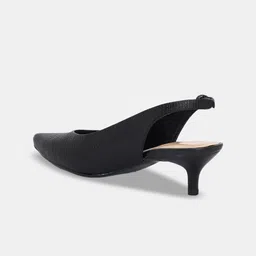 Forever Glam by Pantaloons Textured Kitten Heeled Pumps image 2