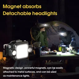 care 4 Rechargeable Head Torch light For Outdoor Activities Torch image 3