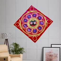 neal exclusive applique work called chandua from very famous odisha village pipli or pipili 29 x 29 inch image 4