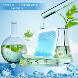 trk impex Fever Cooling Gel Sheets Comfortable And Healthy The Skin Fast Cooling 10StripsFace Shaping Mask image 3