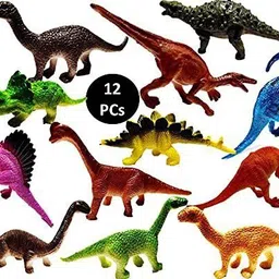 manish Dinosaur Soft Toy for Kids Set of 12PC Action Figure Animal Model for Boys-picture-14