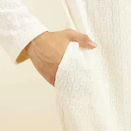 sunflower creation Men Cotton Rayon Kurta Set image 4