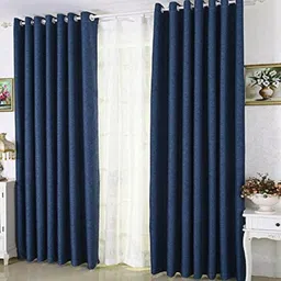 mahi textiles 153 cm (5 ft) Window Polyester Blackout Curtain (Pack Of 2)-picture-17