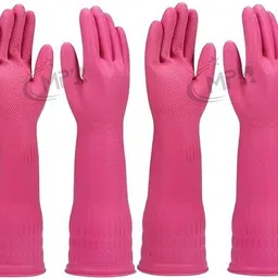 mpr4 Rubber Hand Gloves for Cleaning, Kitchen, Washing Utensils, Gardening, Washing Wet and Dry Glove Set-picture-12
