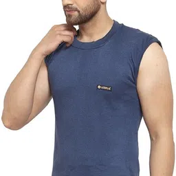 UZARUS Soft and Comfortable Winterwear Mens Sleevesless Round Neck Vest Top Men Top Thermal image 3