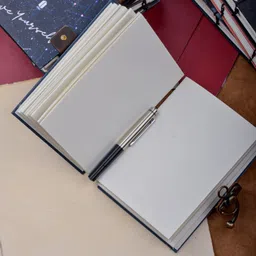 nizam handiicraft Handmade Dreamer Printed Cardboard Journal Diary with Buckle Lock A5 Diary Unrulled 200 Pages image 2