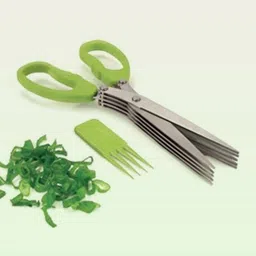 vayenmix Five Blade Durable Stainless Steel Food Shredding Herb Scissor Scissors-picture-36