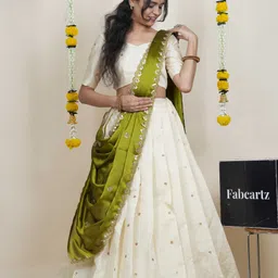 sonu creation Embroidered Semi Stitched Lehenga Choli image 3