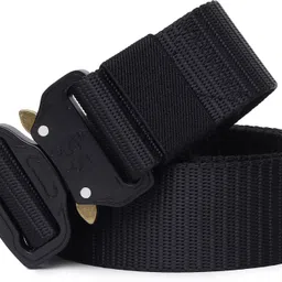 loopa Men Casual Black Nylon Belt image 3