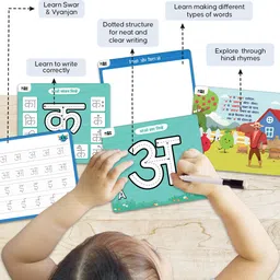 ginimini Trace, Erase & Learn – Hindi Edition | 56 Rewritable for Ages 3+ image 5