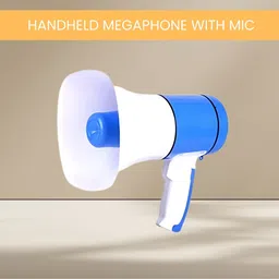 guggu Bhopu Portable Megaphone, Siren Loudspeaker Function & Long Battery LifeA283 Bhopu Portable Megaphone, Siren Loudspeaker Function & Long Battery LifeA283 Outdoor PA System image 1