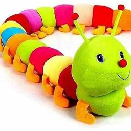 santoshi WQ225_ADORABLE COLORFUL CATERPILLAR SOFT TOY FOR KIDS GIFT FOR BABIES & TODDLERS - 12 cm image 2