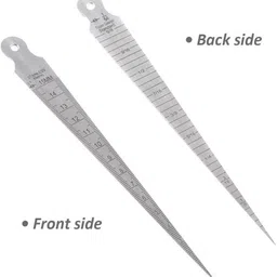 star toolls Taper Gage / Bore gauge 1-16mm 1/32-5/8 Inch Stainless Steel (PACK OF 2) Bore Gauge image 3