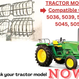 vardhman ind TRACTOR INDICATOR COVER CHROME TYPE FOR JOHN DEERE NEW MODEL 5050 TRACTORS Car Dash Indicator Lamp image 2