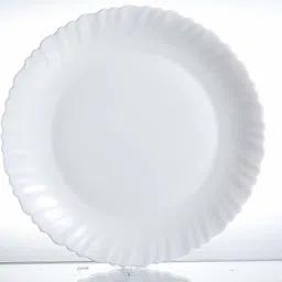 larah by borosil Feston Large Dinner Plate, 10.6 inch, Set of 6, White Dinner Plate-picture-25