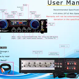 target TT-652 60 W AV Power Amplifier image 5