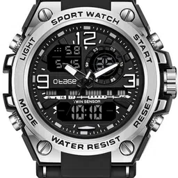 otage F25 Boys Analog-Digital Watch - For Men Metallic Dual Dial image 5