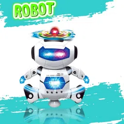 gurukrupa Musical and Dancing Robot Toy For Baby Children's Toddlers With 3D Light Effects image 5