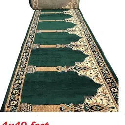 Beige, Green Acrylic, Wool Carpet-image-23