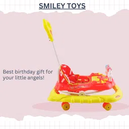 smileytoys Musical 2-in-1 Walker With Parent Rod image 5