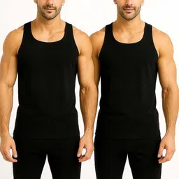 superup Pack of 2 Color Vest Men Vest-picture-10