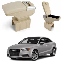 oshotto PU Leather AR-01 Car Armrest Console Box For A3 Beige Car Armrest-picture-19