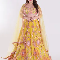 Self Design Stitched Lehenga Choli-image-31