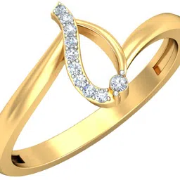 avsar AVR654YB 14kt Cubic Zirconia Yellow Gold ring-picture-30