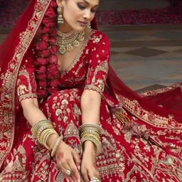 shree nath sadi centre Embroidered Semi Stitched Lehenga Choli image 4