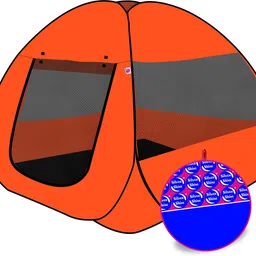 silver shine Popup Kids Play Tent House Multi Purpose Foldable image 2