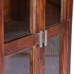 made wood Sheesham Wood Solid Wood Close Book Shelf image 5