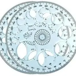 mosa Premium 360 Circle Master Compass with Stencil Set for Drawing & Geometry Ruler-picture-18