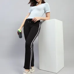 monte carlo Women Colorblock Black Track Pants image 5