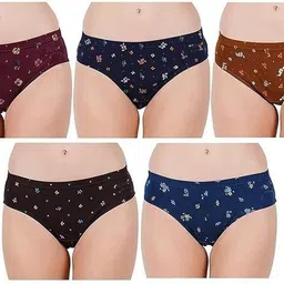 aivira Pack of 5 Women Hipster Multicolor Panty-picture-44